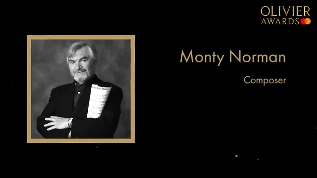 The 2023 Olivier Awards remembers Monty Norman